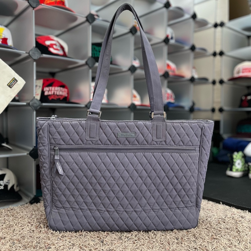 Vera Bradley Quilted Large Laptop Tote
